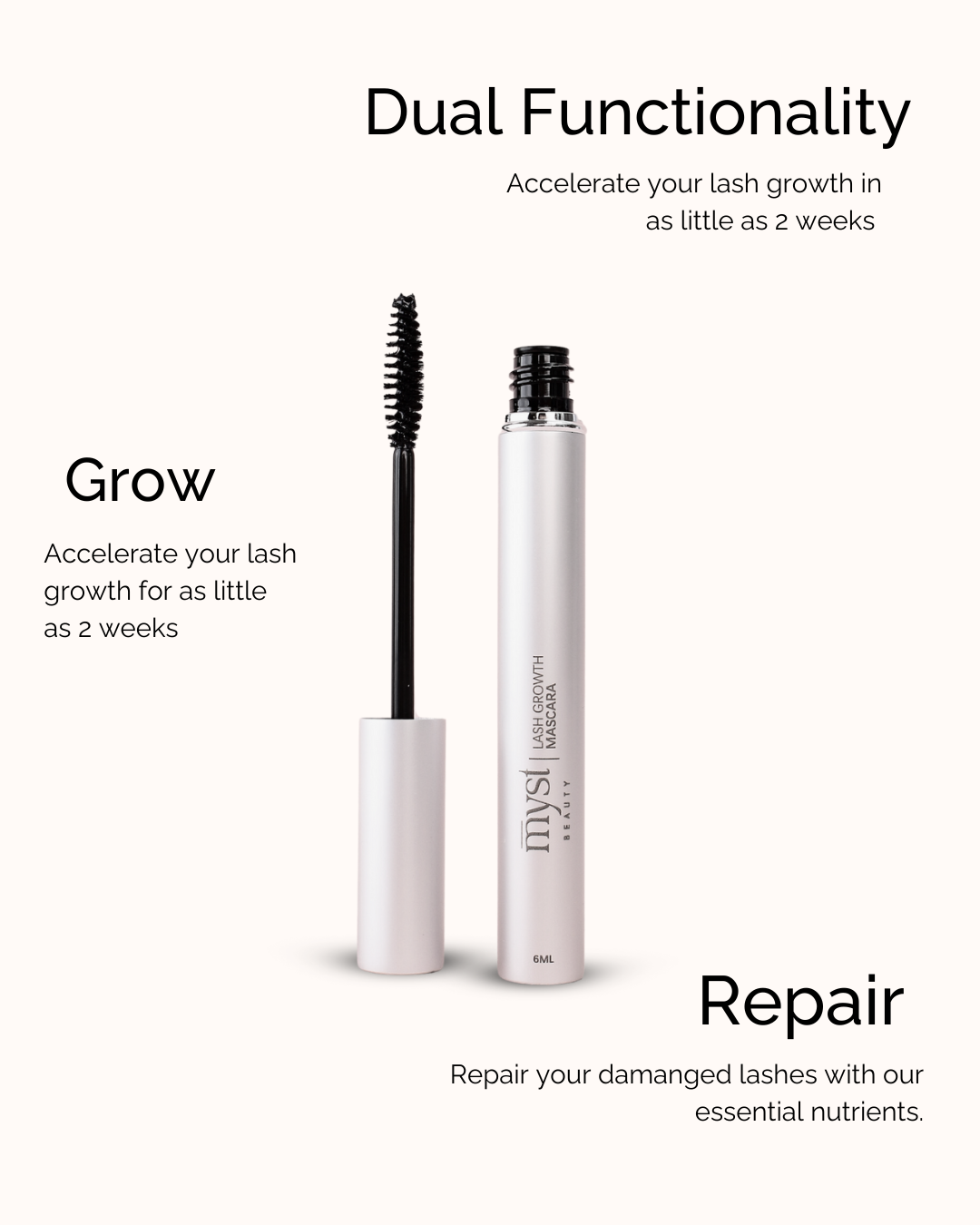 Lash Growth Mascara - Myst Beauty