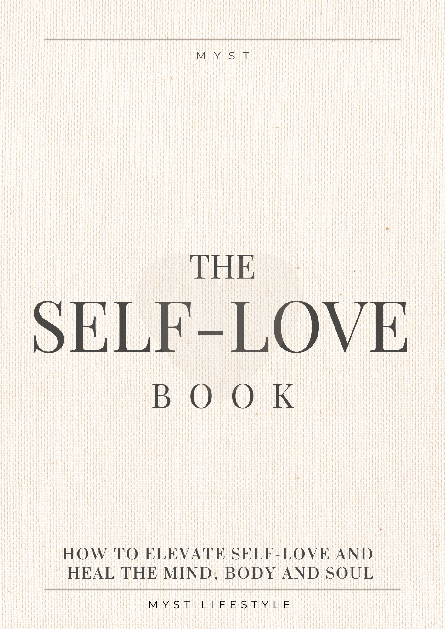 The Self Love Book || A Transformative Self-Help Book to Transform your Life - Myst Beauty