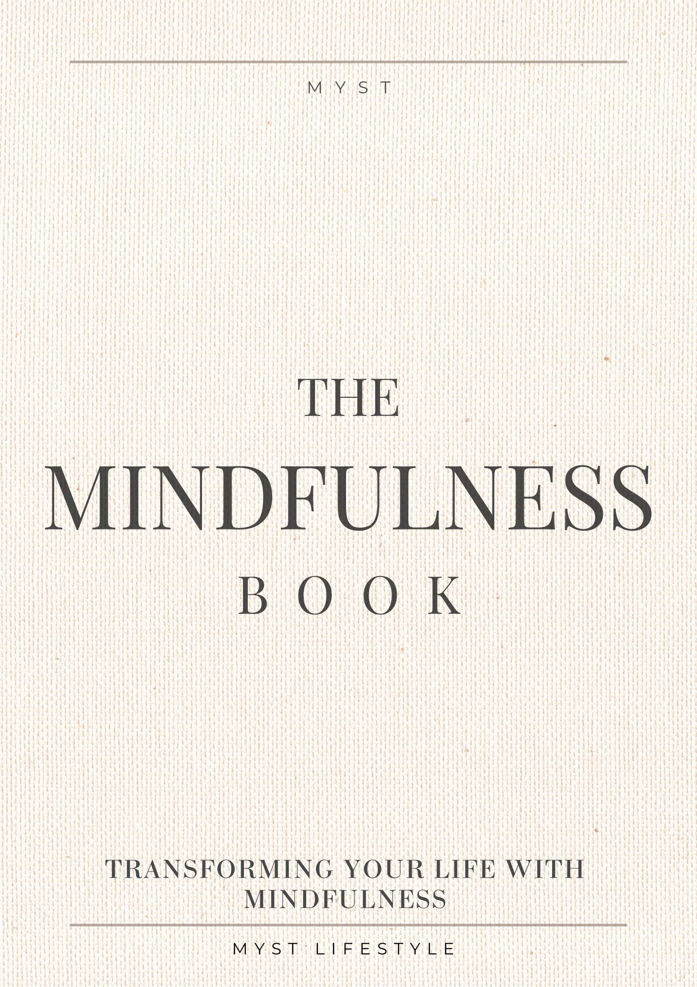 Mindfulness Workbook and E-Book Bundle - Myst Beauty